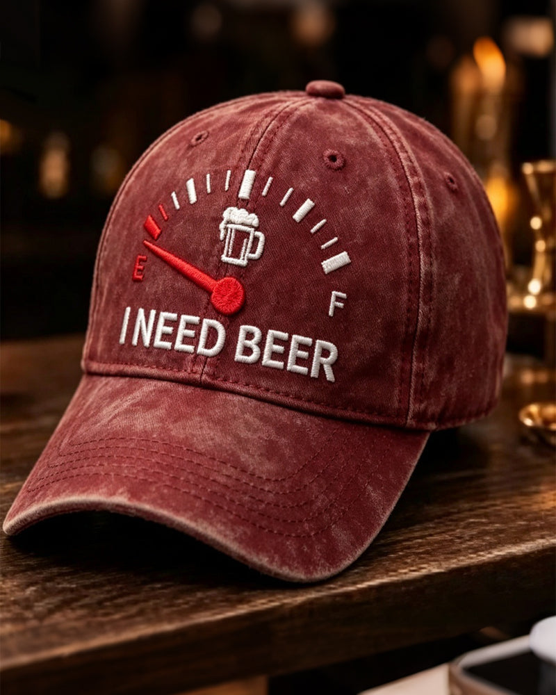 Dashboard Bier Bestickte Baseball Kappe
