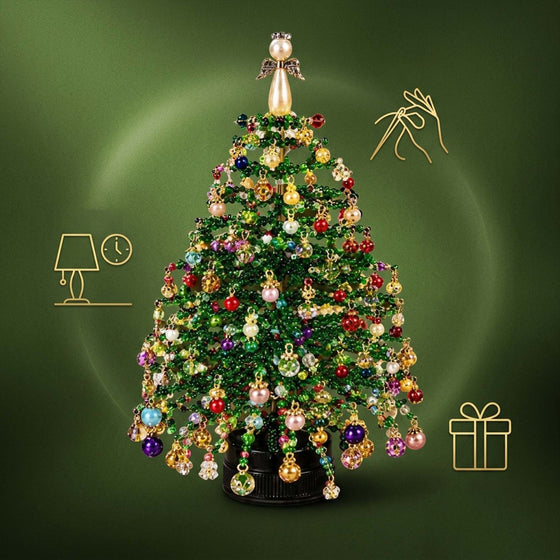 Diy-Weihnachtsbaumschmuck-Bastelset Mit Perlen