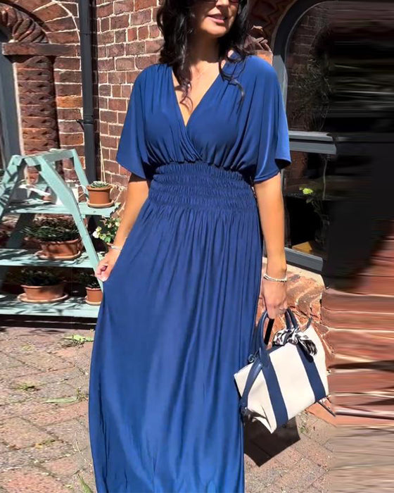 Kleid Temperament V-Ausschnitt Taille