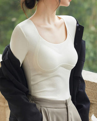 Nahtloses Thermo-Top Für Damen Mit Integriertem Bh