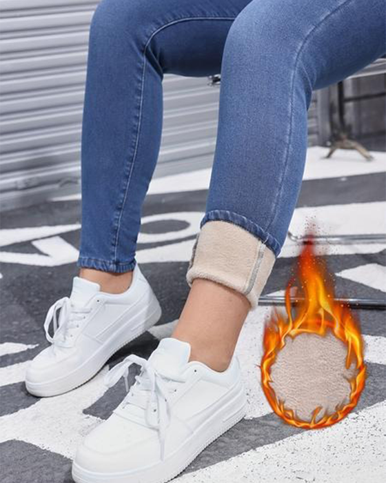 Jeans modische High-Waist Slim