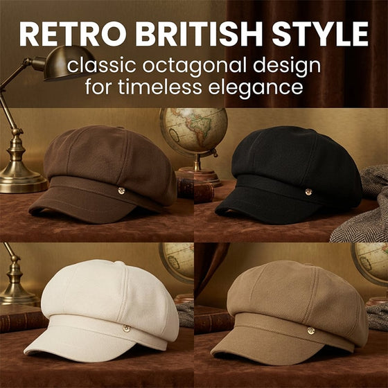 Newsboy-Cap Im Britischen Stil