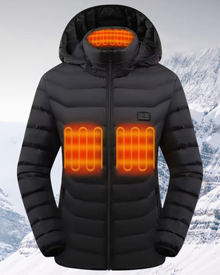 Intelligenter beheizter Kapuzen-Baumwollmantel