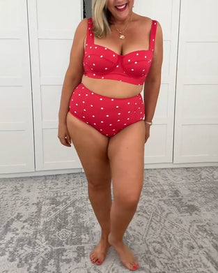 Bikini Sexy Polka Punkte Zweiteilig