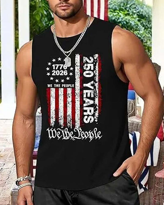 Herren-Tanktop Lässig Ärmellos