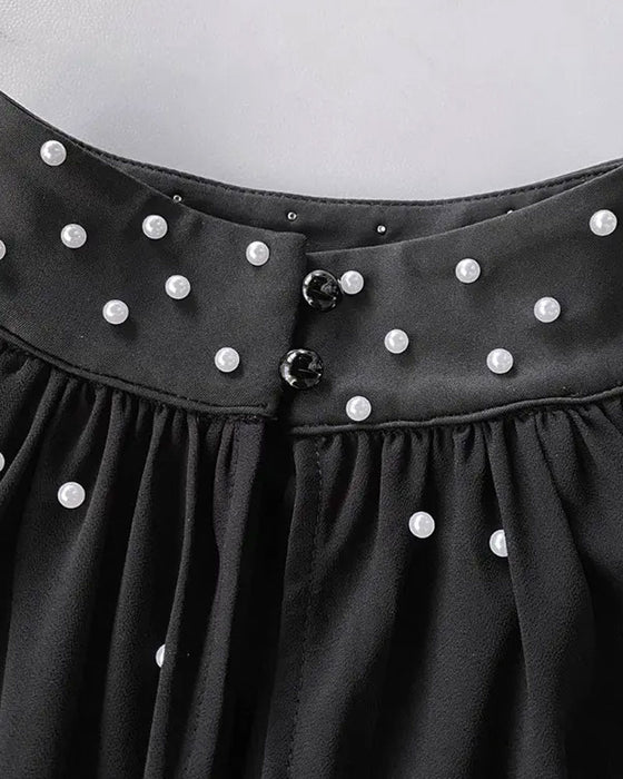 Top Mit Elegantem Stil Und Laternenarm Design