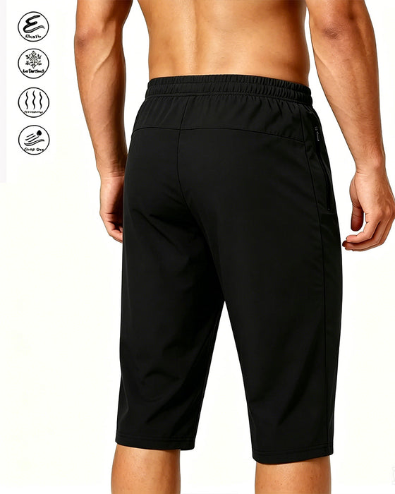 Hosen Kühlend Dehnbar Elastische Taille Kordel Schnell Trocknend Aktiv
