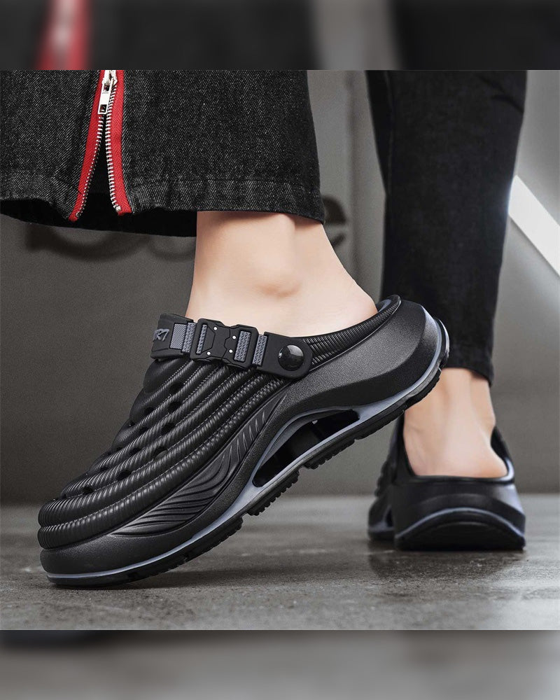 Sandalen Outdoor Dicke Sohle Rutschfest Geruchsresistent Langlebig Schnelltrocknend Weich Strand