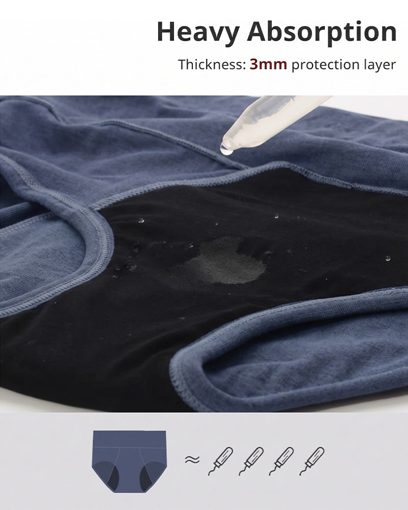 Höschen Hohe Taille Starke Periode Auslaufsicher