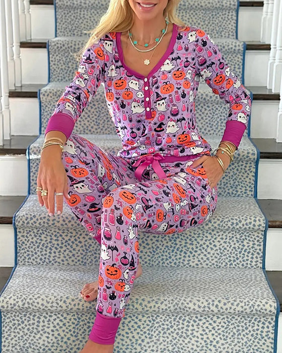 Set Halloween Thema Pyjama