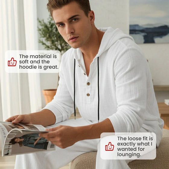Zweiteiler-Set Mode Herren Casual Lang
