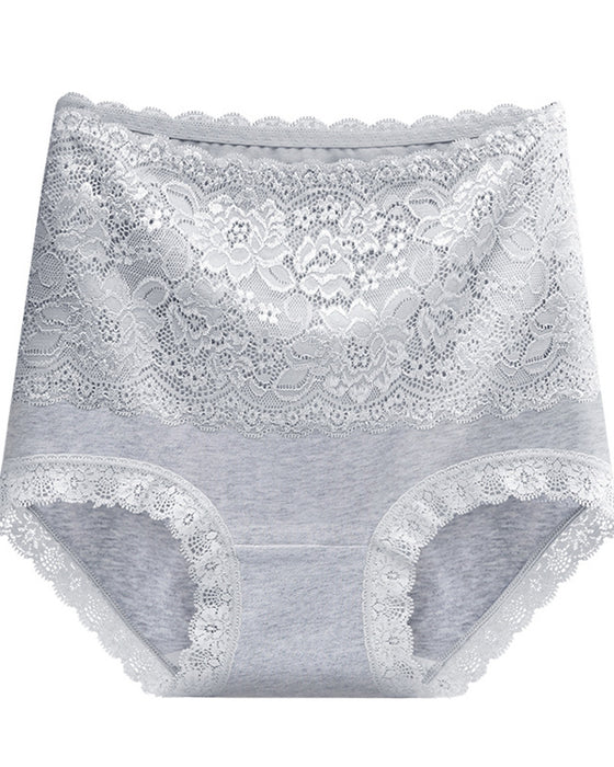 Slip Mit Spitze Und Bauchkontrolle Mit Hoher Taille