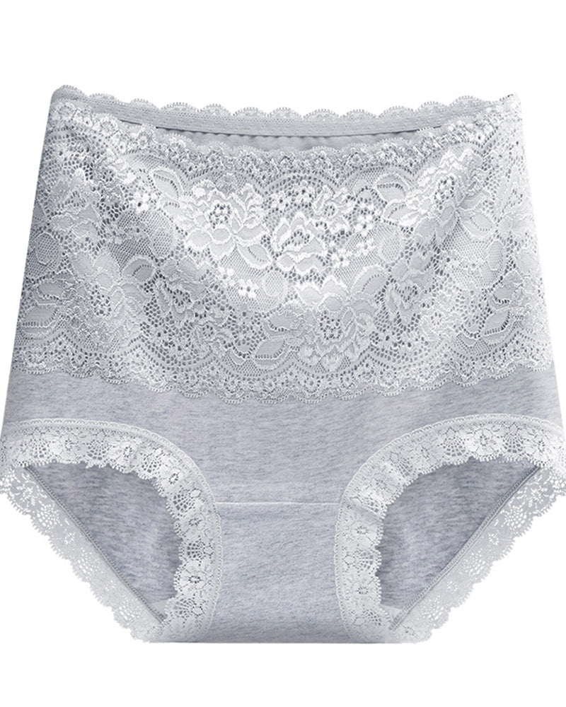 Slip Mit Spitze Und Bauchkontrolle Mit Hoher Taille