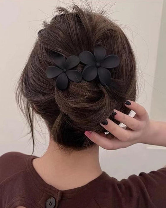Haarclips Mädchen Blumenrücken
