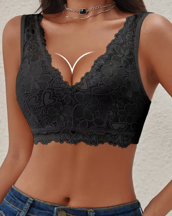 Lingerie Push-up Nahtlos Spitze