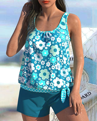 Tankini Xiaohua Boxer Geteilt