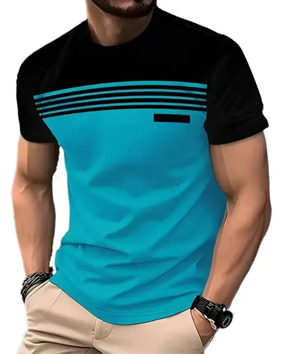 Herren T-Shirt Atmungsaktiv Schnelltrocknend Kurzarm