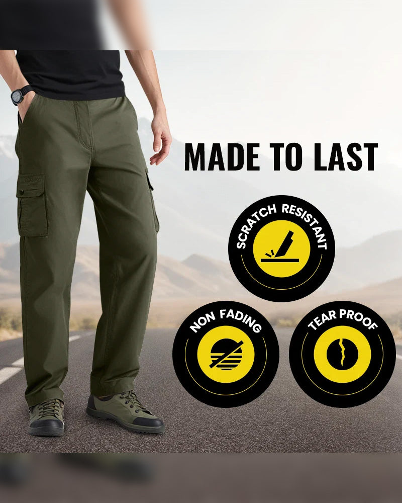 Herren Hose Lässig Robust Cargo