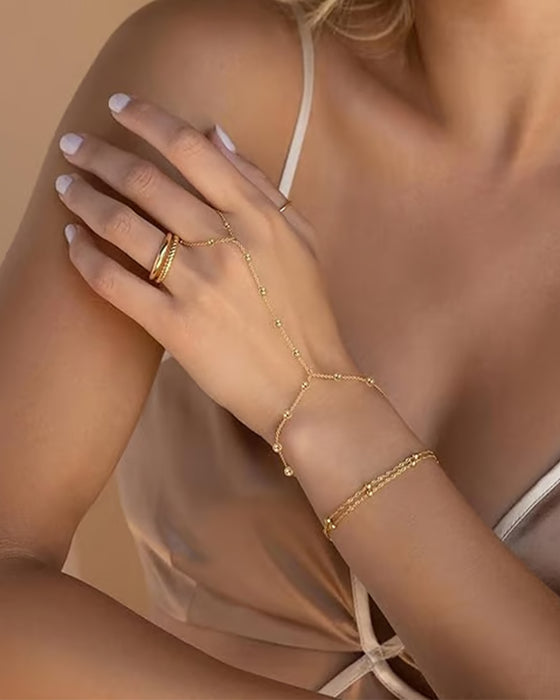 🏖️ Fußkettchen Damen Kc Gold & Sterling Silber