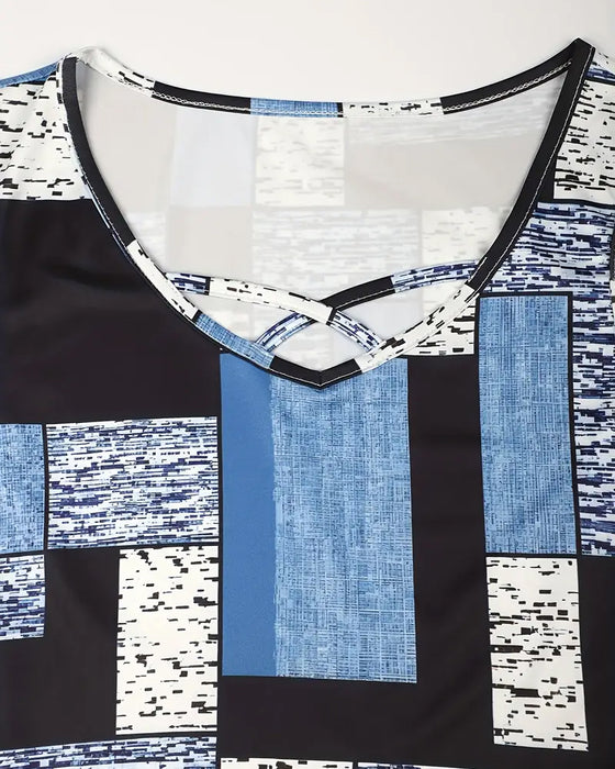 Tanktop Kontrastdruck Stylisch