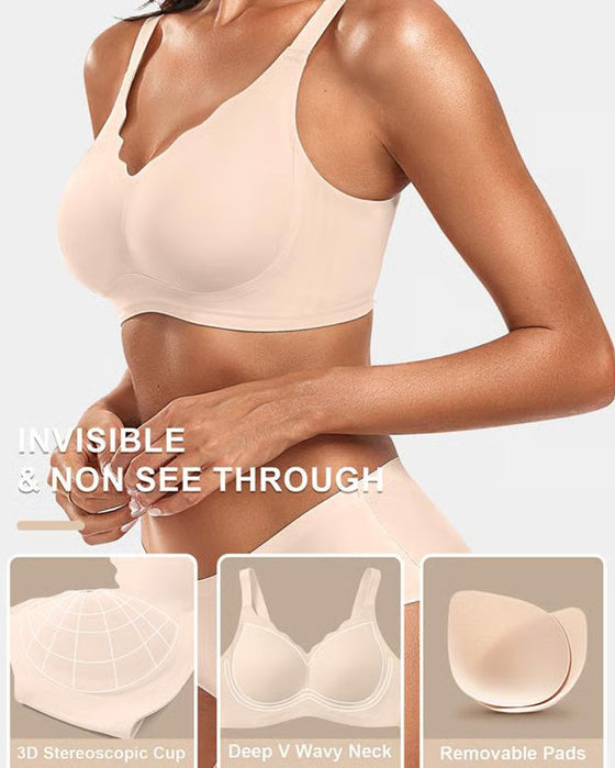 💖BH Nahtlos Geschweifter Push-Up