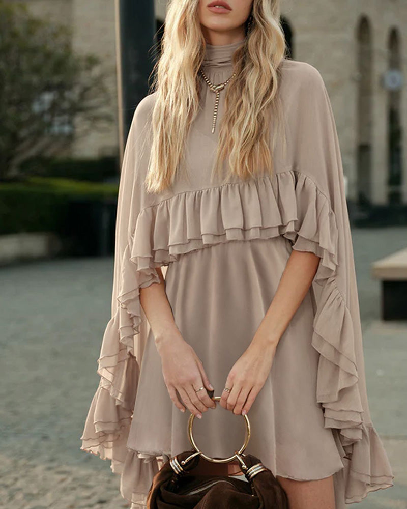Set Elegantes Chiffon-Camisole-Kleid Zweiteilig