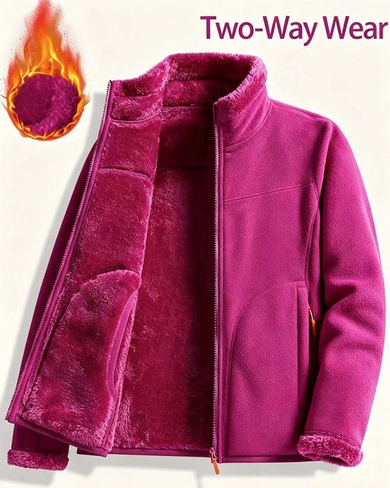 Jacke Einfarbig Langarm Lässig