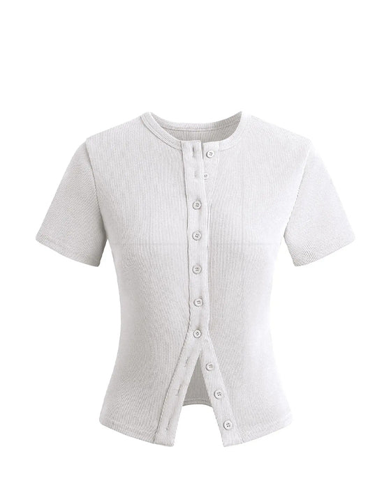 Kurze Schulterfreie Strickjacke