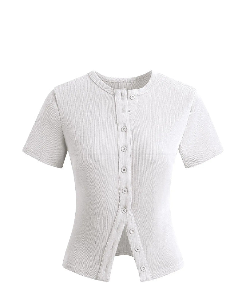 Kurze Schulterfreie Strickjacke