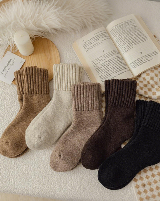 Damen-Merinowoll-Stiefelsocken