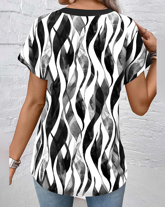 T-Shirt lässig bedruckt