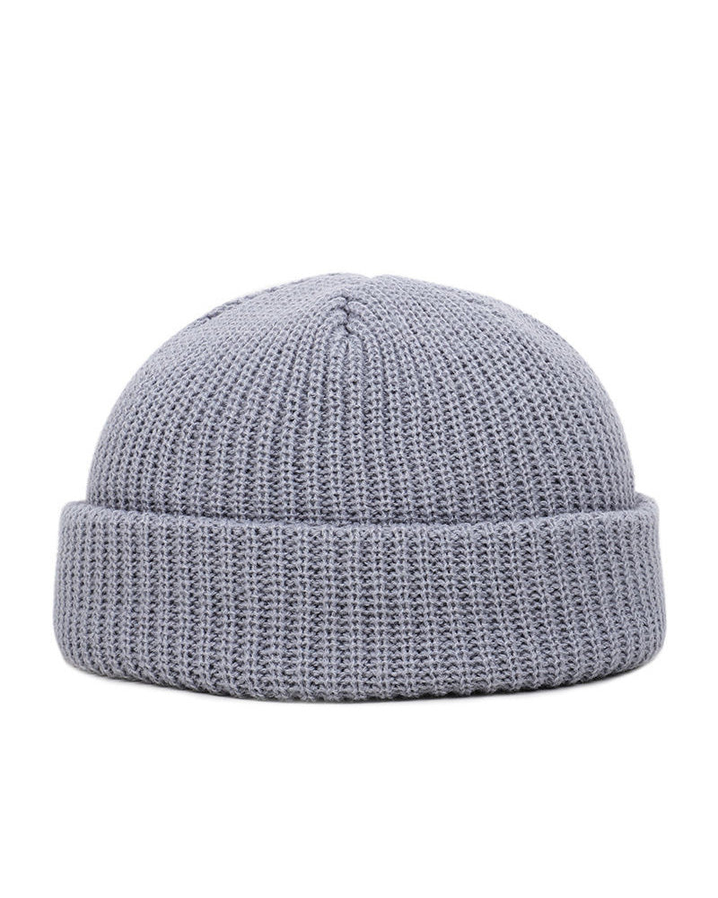 Herren Rippstrickmütze