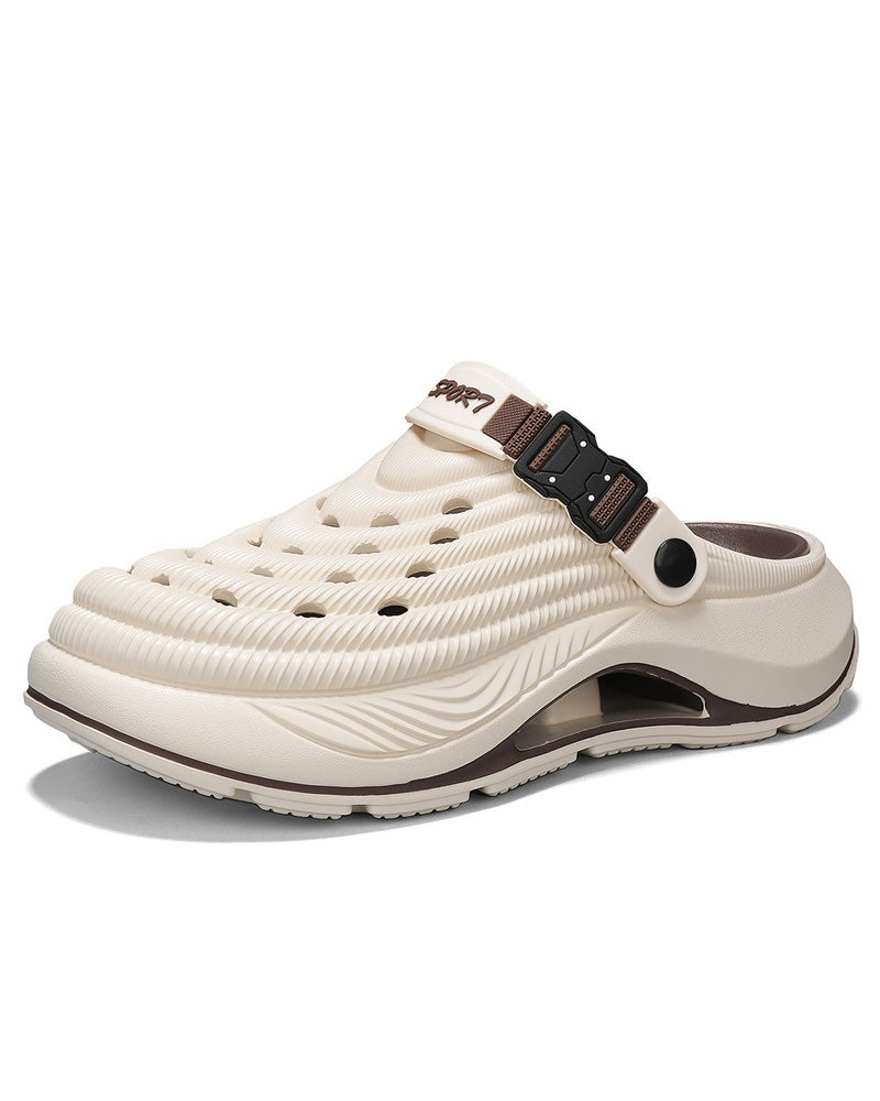 Sandalen Outdoor Dicke Sohle Rutschfest Geruchsresistent Langlebig Schnelltrocknend Weich Strand