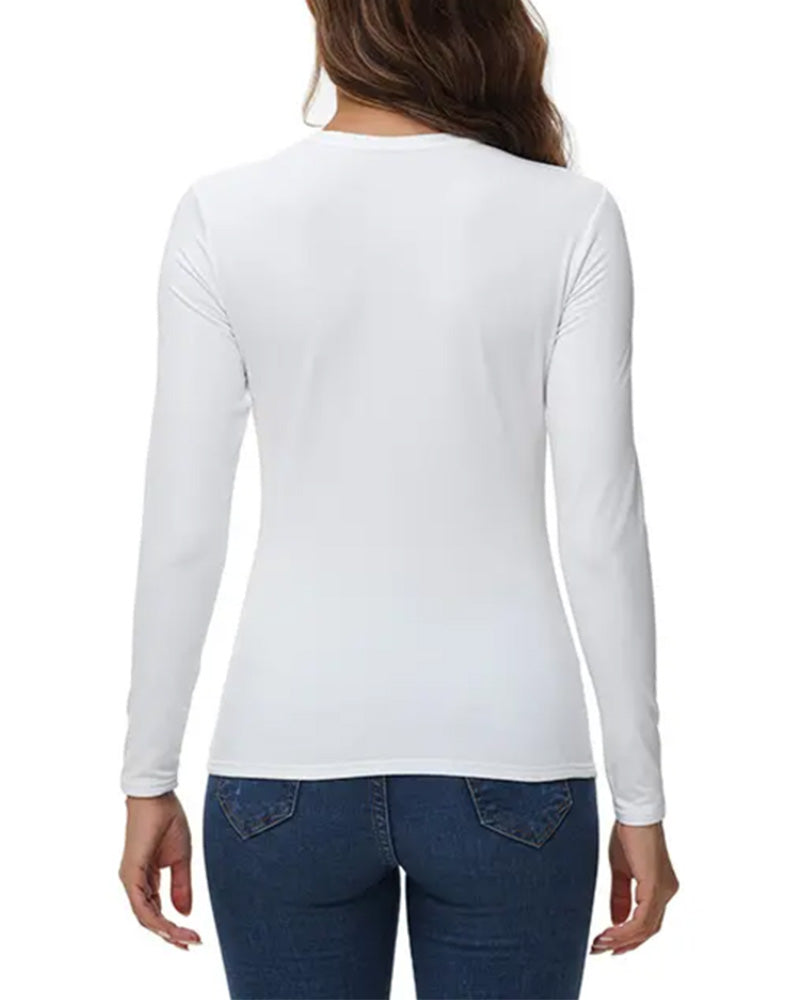 Langärmlige Hemden Mit Fleecefutter