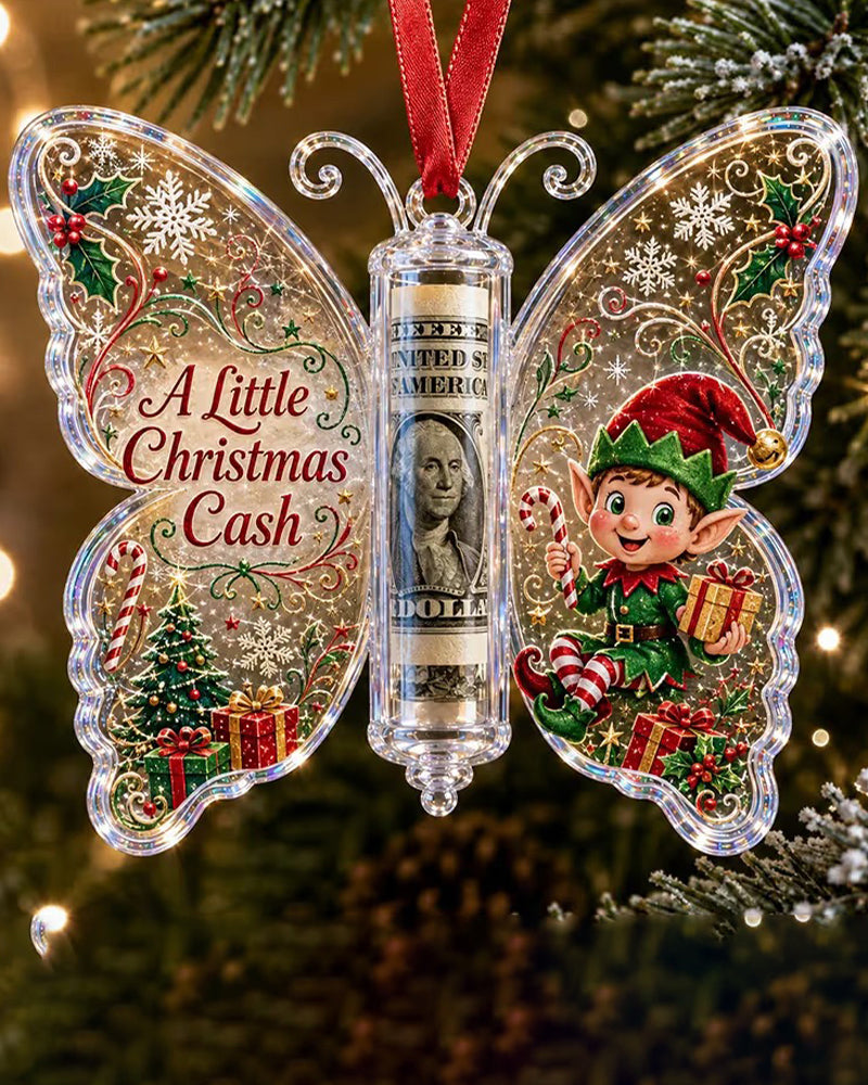 Schmetterling Weihnachten Bargeld Geschenk Dekoration