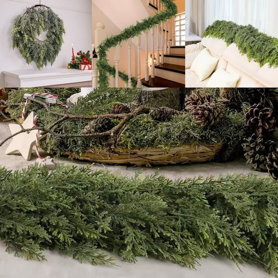 Rattan Künstliche Pflanze Weihnachten