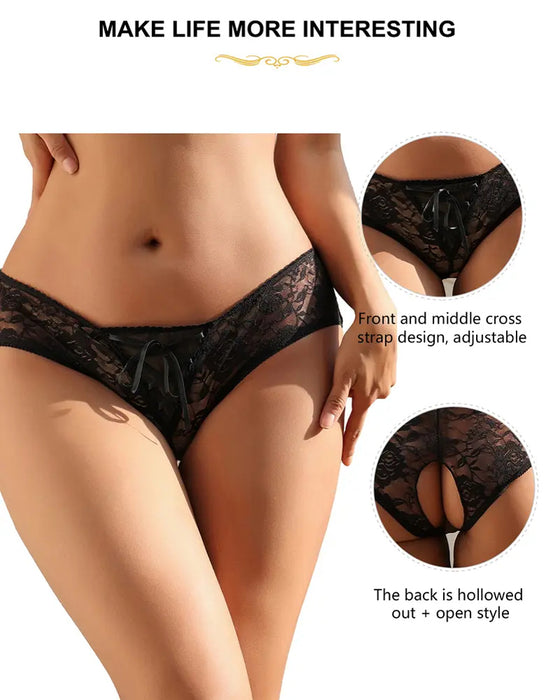 Höschen Schrittlos Spitze Sexy