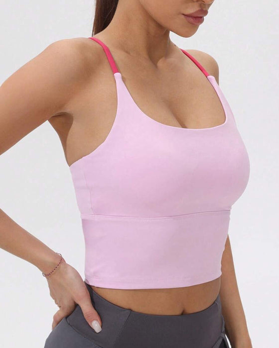 Sport-Tanktop mit integriertem Brustpolster