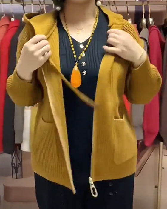 Kapuzenpullover mit Reißverschluss