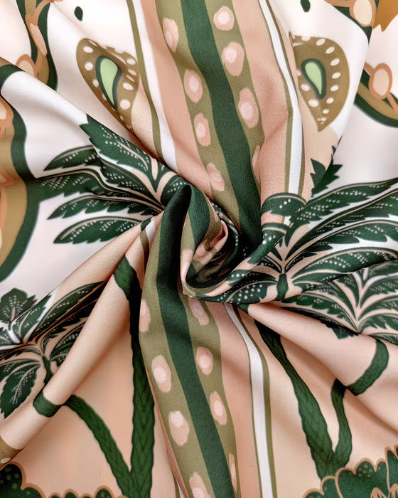 Kleid Tropischer Blumenprint Loose Fit A-Linie Kleid