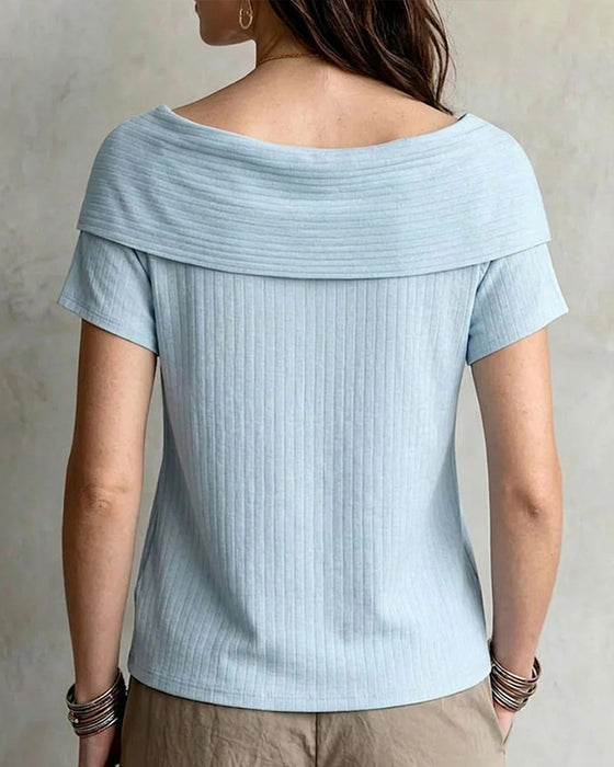 Top Revers Schleife Kurzarm