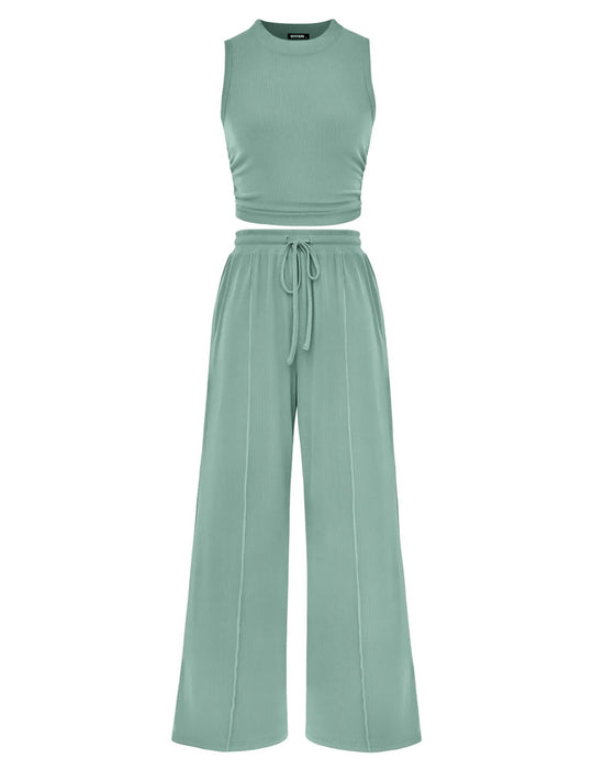 Set Weste und Hose mit elastischem Bund