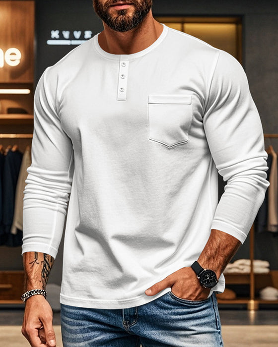 Top Atmungsaktiv Pullover Langarm Herren