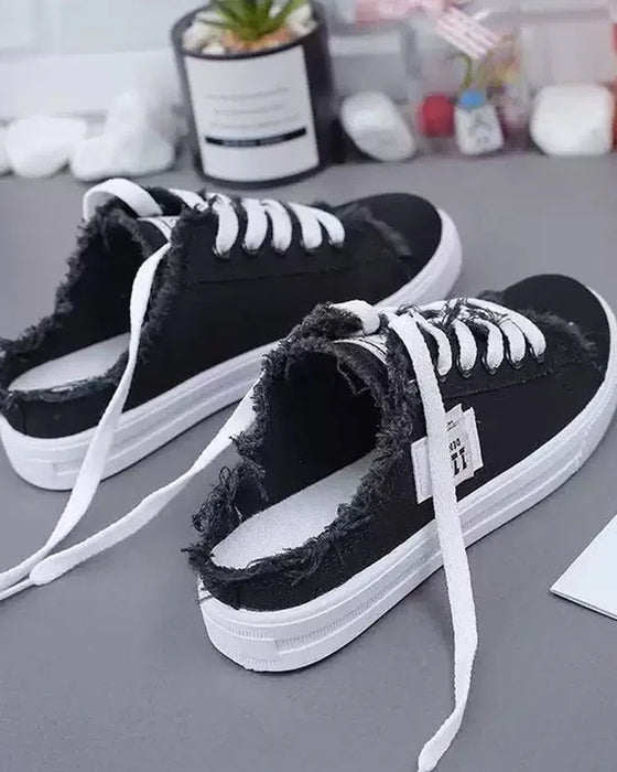 Flache Schuhe Schlüpfen Modisch