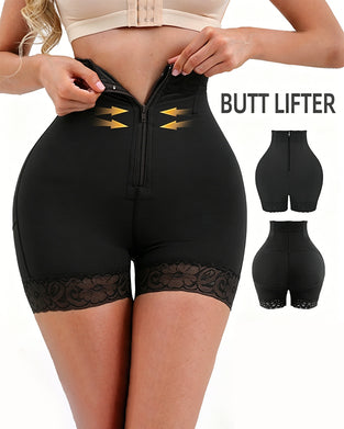 Hose Spitze Reißverschluss Hohe Taille Po Hebend