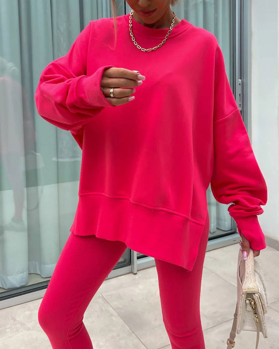 Set Slim Hose Locker Sweatshirt