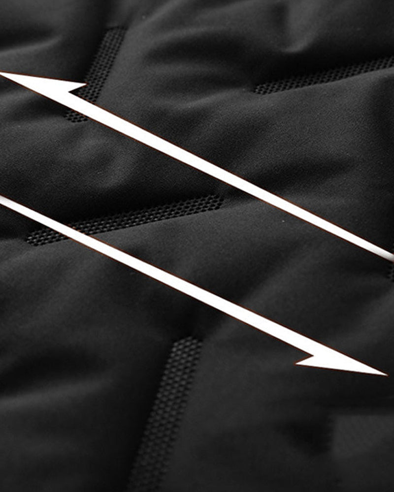 Weste Unisex Winter Warm Casual Ärmellos Steppmit Fleecefutter