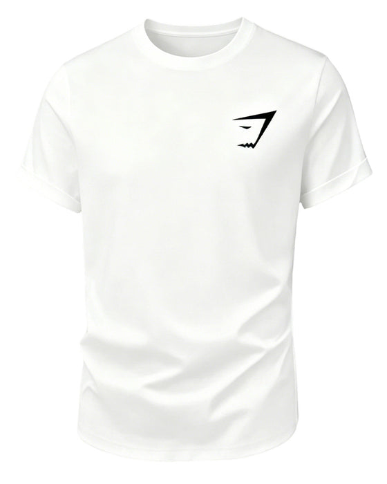 T-Shirt Mit Rundhals, Kurze Ärmel