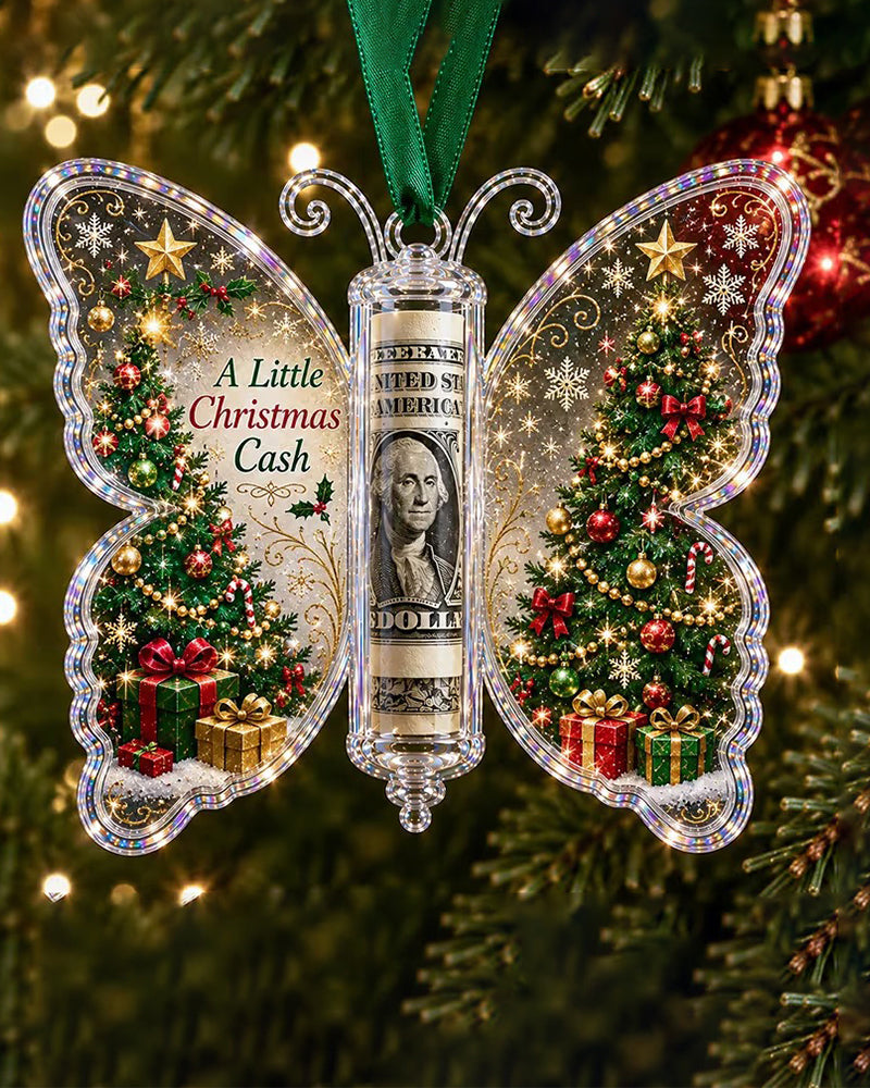 Schmetterling Weihnachten Bargeld Geschenk Dekoration
