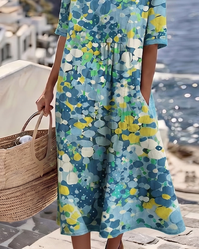 Kleid Gedruckt Locker